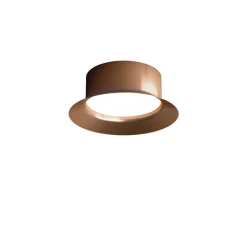 Applique ou plafonnier, Maine A-3410L, cuivre métallique, LED, 2700K, Ø18,5cm, H7,4cm - Estiluz