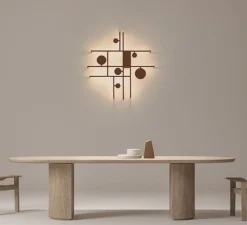 Applique ou plafonnier, Manifesto, rouge, LED, dim, 2700K, 2020 lm, Ø61cm, H61cm - Axolight