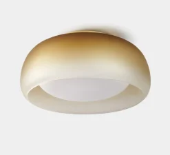 Applique ou plafonnier, Medusa, moutarde, LED, dim, 1800-3000K, 1100 lm, Ø36,5cm, H16,8cm - Carpyen