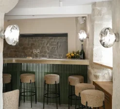 Applique ou plafonnier, Melt, chrome argent,, LED, dim, 3000k, 800 lm, L50cm, H50cm - Tom Dixon