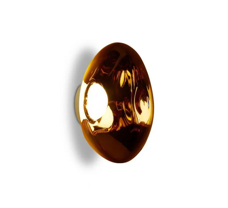 Applique ou plafonnier, Melt, or, LED, dim, 3000K, 800 lm, L50cm, H50cm - Tom Dixon