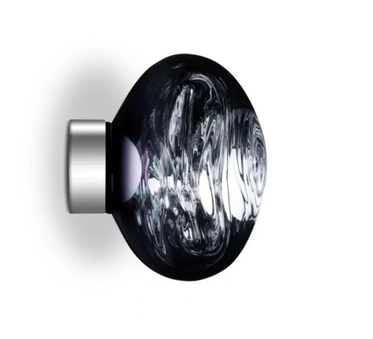 Applique ou plafonnier, Melt Mini, fumée, LED, dim, 3000k, 800 lm, L30cm, H29cm - Tom Dixon