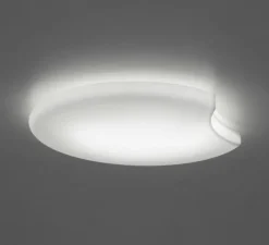 Applique ou plafonnier, Moon, blanc, IP23, LED, 3000K, 3240 lm, Ø70cm, H12cm - Alma light