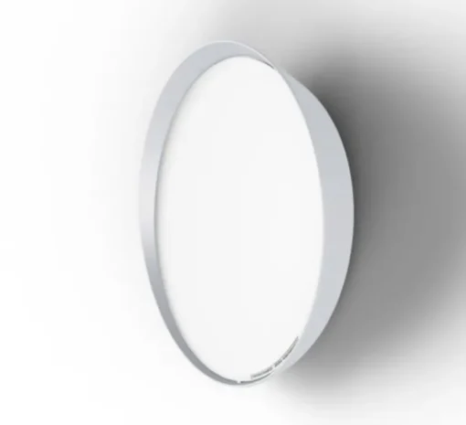 Applique ou plafonnier, Mona N°1, blanc, IP65, LED, 2700K, 1349 lm, L34,7cm, H34,7cm - Roger Pradier