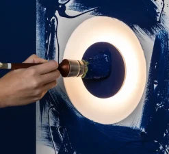 Applique ou plafonnier, Navi, blanc, LED, 3000K, 360 lm, L27cm, H27cm - Faro