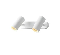 Applique ou plafonnier, Noblo double, blanc, LED, dim, 2700K, 1450 lm, L24cm, H12,7cm - SLV