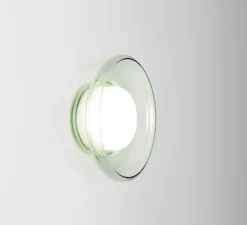 Applique ou plafonnier, Pace 28, vert d'eau, LED, dim, 2700K, Ø28cm, P11cm - A-N-D