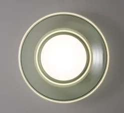 Applique ou plafonnier, Pace 28, vert d'eau, LED, dim, 2700K, Ø28cm, P11cm - A-N-D