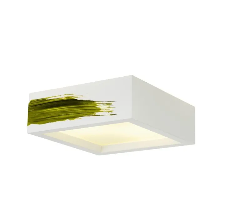 Applique ou plafonnier, Plastra 104, blanc, Ø25cm, H9,5cm - SLV