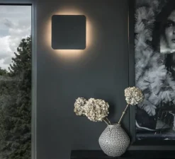 Applique ou plafonnier, Plastra square, prêt à peindre, blanc, LED, 3000K, 650 lm, L30cm, H30cm - SLV