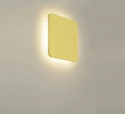 Applique ou plafonnier, Plastra square, prêt à peindre, blanc, LED, 3000K, 650 lm, L30cm, H30cm - SLV