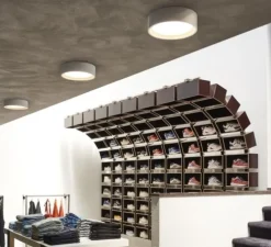 Applique ou plafonnier, Plastra, prêt à peindre, blanc, LED, 3000K, 990lm, Ø25cm, H7cm - SLV