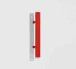 Applique ou plafonnier, Pyl, grande, rouge, IP44, LED, dim, 2700K, 1920 lm, L8cm, H75cm - Petite Friture