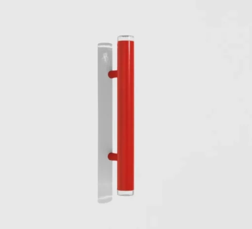 Applique ou plafonnier, Pyl, grande, rouge, IP44, LED, dim, 2700K, 1920 lm, L8cm, H75cm - Petite Friture