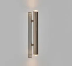 Applique ou plafonnier, Pyl, grande, acier, IP44, LED, dim, 2700K, 1920 lm, L8cm, H75cm - Petite Friture