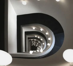 Applique ou plafonnier, salle de bain, Gregg Piccola, classe II, blanc, IP44, L13cm, H12cm - Foscarini