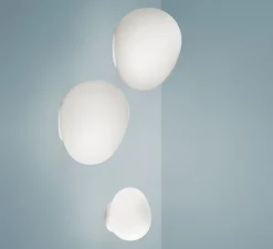 Applique ou plafonnier, salle de bain, Gregg Piccola, classe II, blanc, IP44, L13cm, H12cm - Foscarini