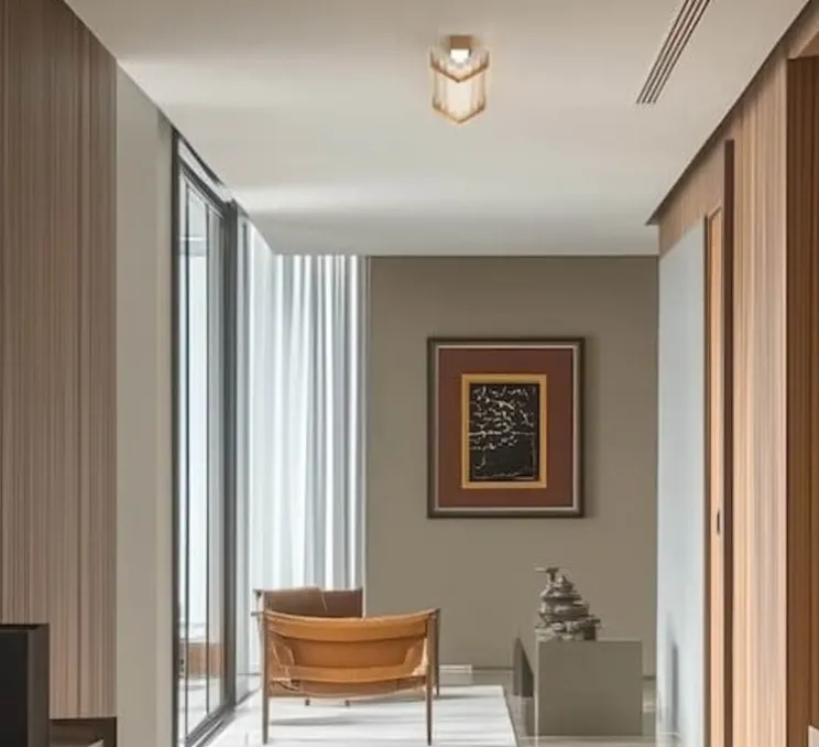 Applique ou plafonnier, Seagull 600, bronze, LED, dim, 2700K, 1500 lm, L60cm, H16,7cm - DCW éditions Paris