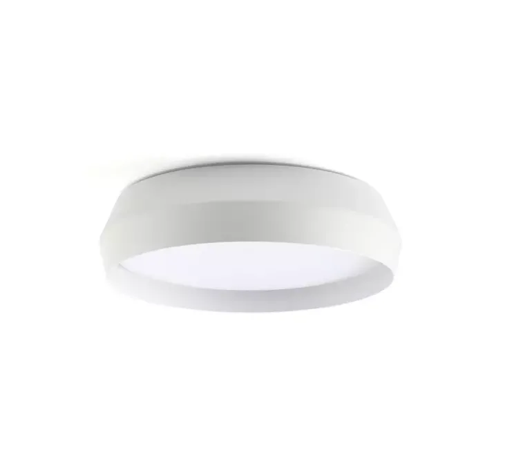 Applique ou plafonnier, Shoku 350, blanc, LED, dim, 2700K, lm, Ø35cm, H9,3cm - Faro