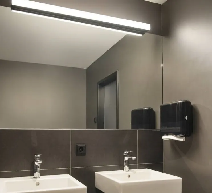 Applique ou plafonnier, SIGHT 115, noir, LED, 3000K, 3100 lm, L114cm, H6,5cm - SLV