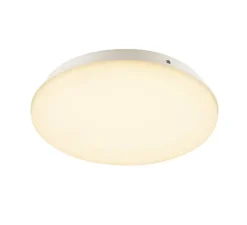 Applique ou plafonnier, Sima, détecteur de mouvement, blanc, IP44, , 3000K, 2200 lm, Ø30cm, H5,8cm - SLV