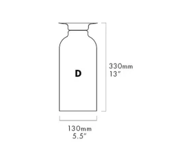 Applique ou plafonnier, Spotlight Volumes, D, marron sauge, Ø13cm, P33cm - A-N-D