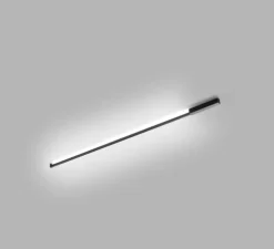 Applique ou plafonnier, Stripe, noir, LED, 2700K, 2970lm, L150cm, H4cm - Light Point