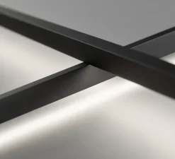 Applique ou plafonnier, Stripe, noir, LED, 2700K, 2970lm, L150cm, H4cm - Light Point