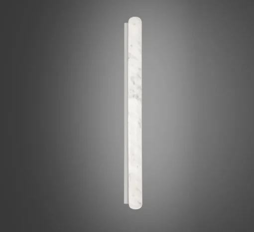 Applique ou plafonnier, Stiletto Shard, Marbre blanc, LED, dim, 2700K, lm, L6cm, H80cm - Slide