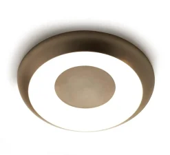 Applique ou plafonnier, Superbold 44, bronze, IP40, LED, dim, 2700K, 1414 lm, Ø44cm, H7,6cm - Panzeri