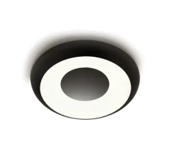 Applique ou plafonnier, Superbold 62, noir, IP40, LED, dim, 2700K, 2122 lm, Ø62cm, H9,7cm - Panzeri