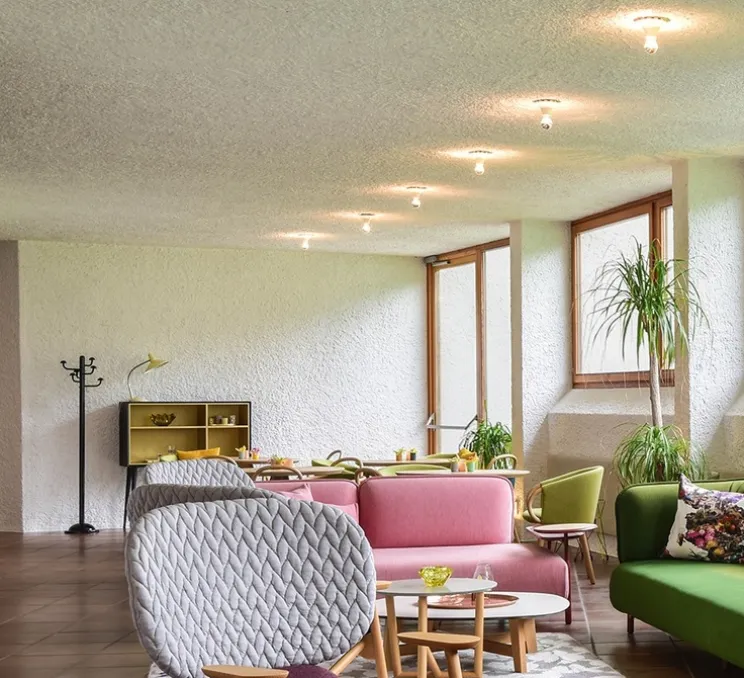 Applique ou plafonnier, Teti, gris anthracite, Ø14cm, H7cm - Artemide