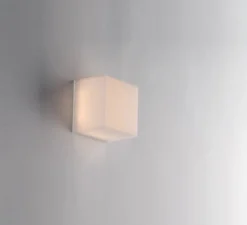Applique ou plafonnier, Togo Square S, blanc, IP65, LED, dim, 3000-6500K, 600 lm, L10cm, H10cm - Nedgis