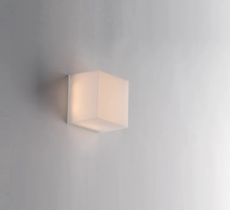 Applique ou plafonnier, Togo Square S, blanc, IP65, LED, dim, 3000-6500K, 600 lm, L10cm, H10cm - Nedgis