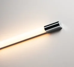 Applique ou plafonnier, Trukko 60, plastique, zinc, LED, 3000K, 450lm, IP44,L60cm, H4cm - Slv