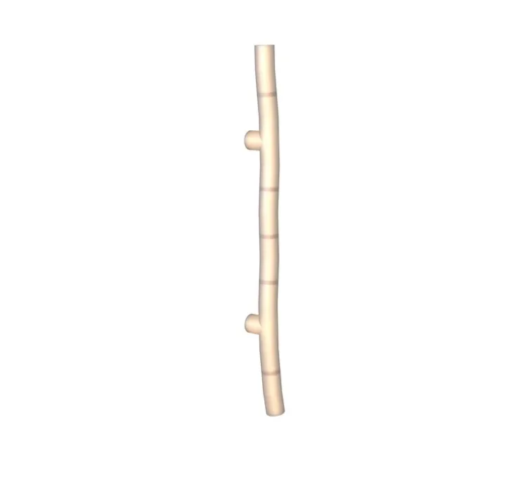 Applique ou plafonnier, Tratti 566.42, nylon naturel, nickel opaque, IP40, LED, dim, 2700K, 950 lm, L6cm, H96cm - Tooy