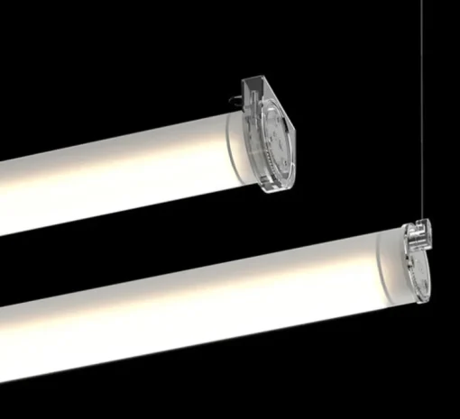 Applique ou plafonnier, Tubo Dali, givré, IP67,LED, 3000K, 3480lm, L175,2cm, H5cm - O/M Light