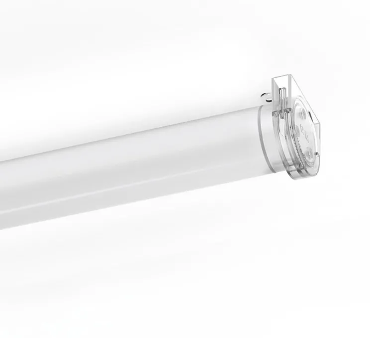 Applique ou plafonnier, Tubo 50 LED, blanc, transparent, IP67, dim, 2700K, 3580 lm, L119,2cm, H6,7cm - O/M Light