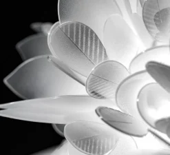 Applique ou plafonnier, Veli Medium Foliage, blanc, L55cm, H23cm - Slamp