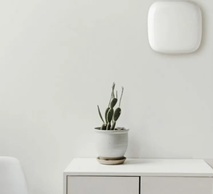 Applique ou plafonnier, Verre soufflé opale, blanc, IP21, H25cm, P10,5cm - Zangra