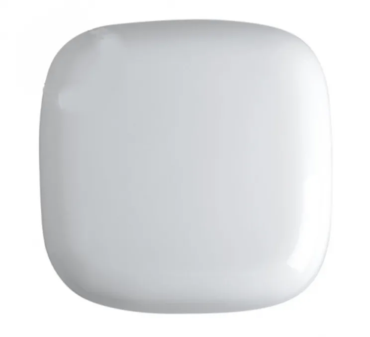 Applique ou plafonnier, Verre soufflé opale, blanc, IP21, H25cm, P10,5cm - Zangra