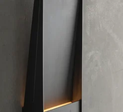 Applique ou plafonnier, Vector, noir, LED, dim, 2700K, L12,5cm, H58cm - A-N-D