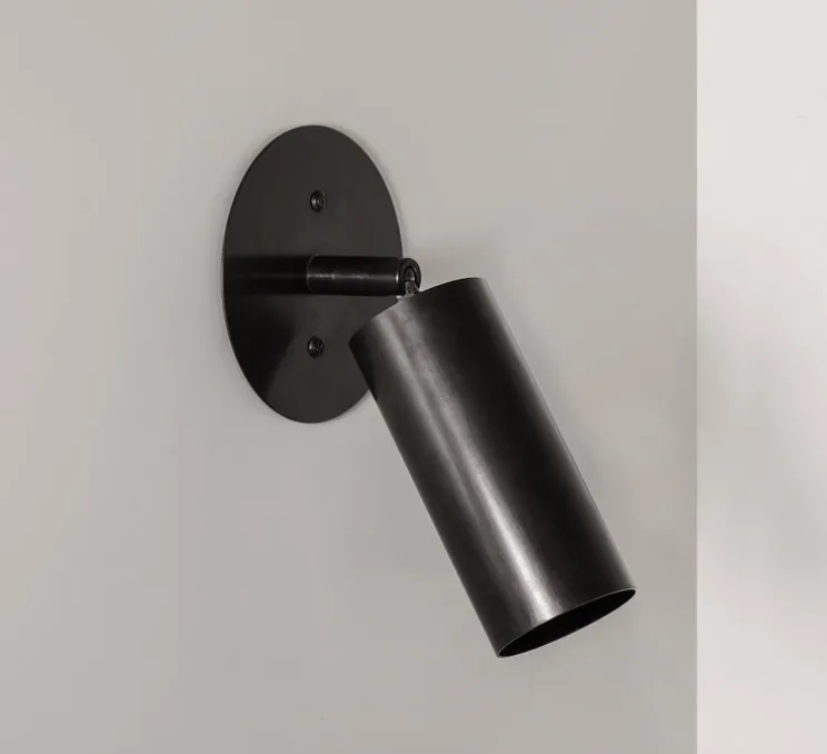 Applique, plafonnier, Book XL, noir, Ø6cm, H19,5cm - Contain