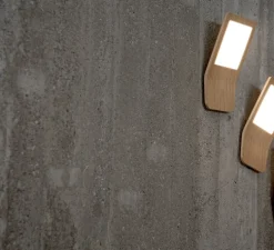 applique, Plafonnier LED, Butterfly, 02, chêne, 3000K, L23cm - TUNTO