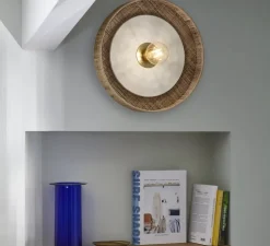 Applique, plafonnier, Portinatx, blanc, Ø40cm, H13cm - Market Set