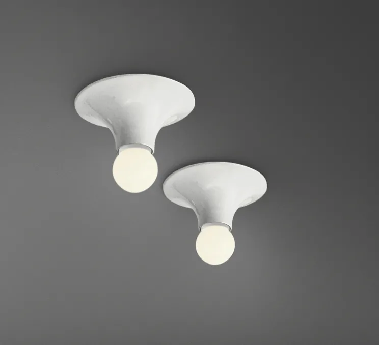 Applique, plafonnier, Teti, blanc, Ø14cm, H7cm - Artemide