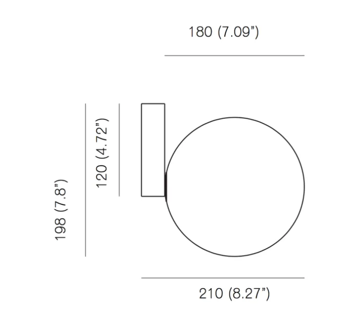 Applique, plafonnier, Tip of the Tongue, blanc et laiton, L20cm, H19,8cm - Anastassiades Studio