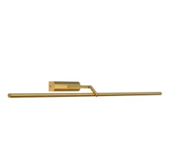 Applique pour tableaux, Airy L, laiton satiné, LED, dim, 2700K, 960 lm, L101,4cm, H4,4cm - CVL