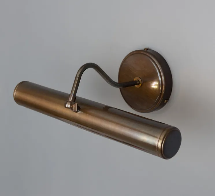 Applique pour tableaux, Belfast, Laiton antique, L50,5cm, H13cm - Mullan Lighting