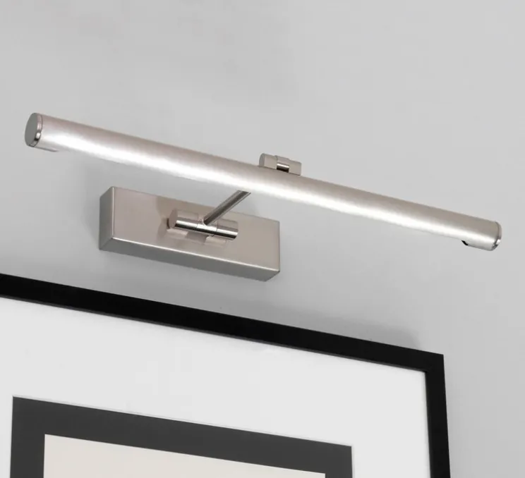 Applique pour tableaux, Goya 460 Led, nickel brossé, LED, dim, 2700k, 821 lm, L46cm, H5,6cm - Astro